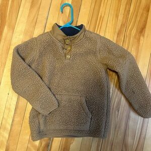 Carter’s Brown Teddy Fleece Sweater Size 10